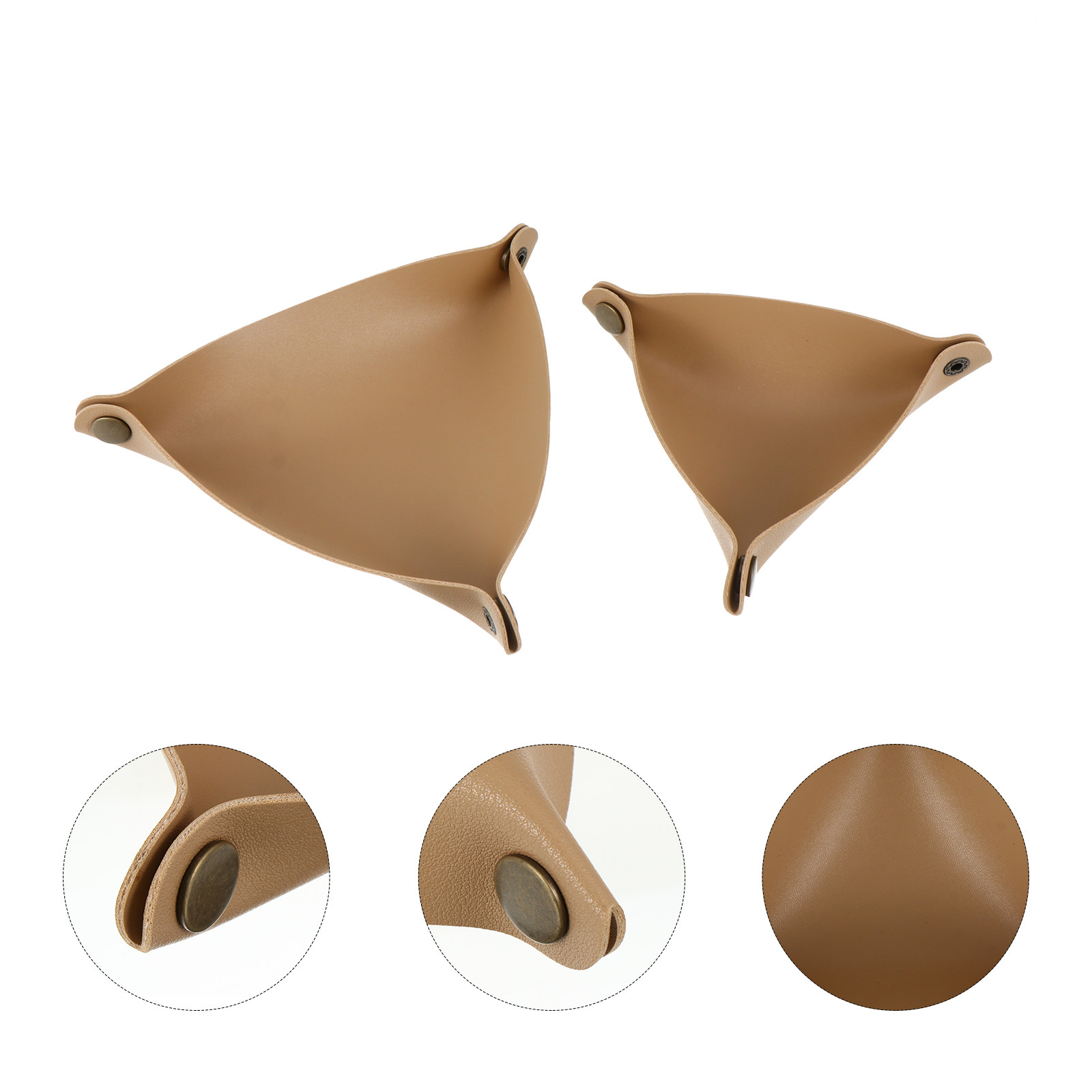Jewelry Watches & Accessories - 2Pcs PU Fashionable Triangle Storage Tray