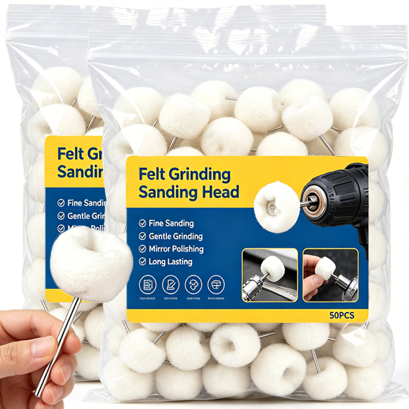 Jewelry Watches & Accessories - 50/1pcs Wool Felt Polishing Heads Mini