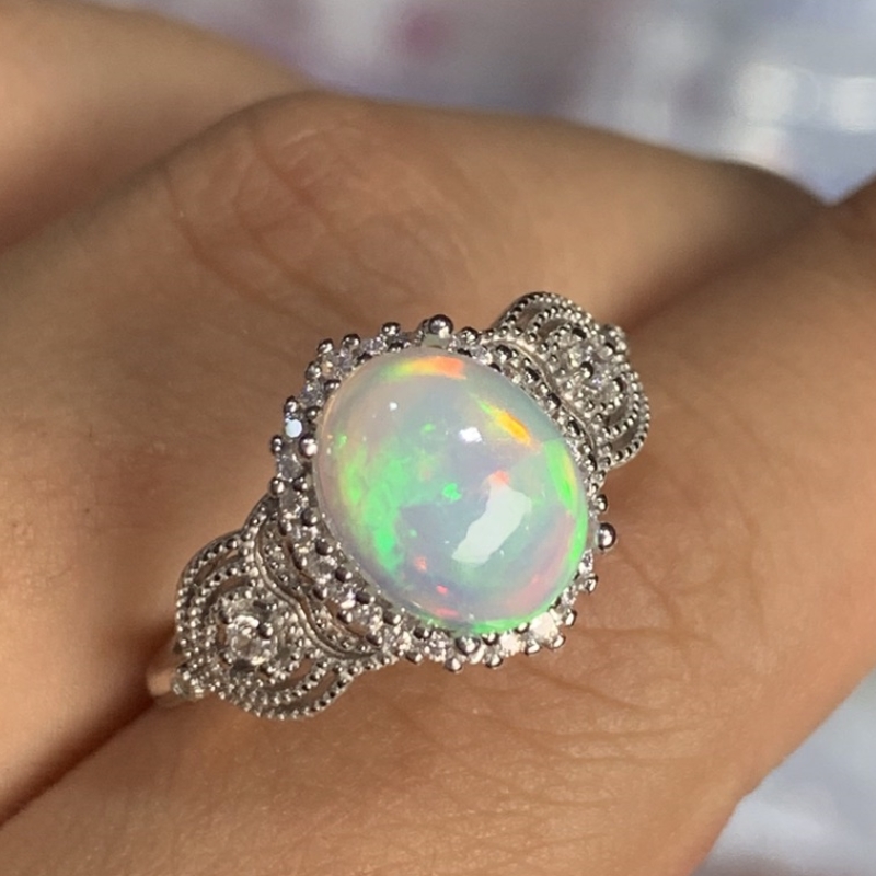 October Birthstone 100% Natura - Birthstone Ring Set recension och pris