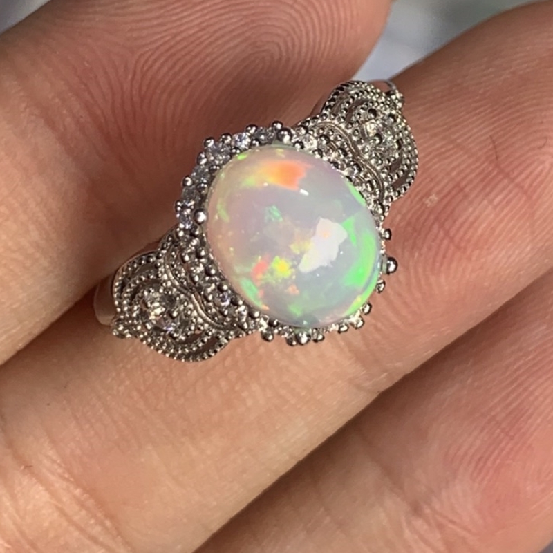 October Birthstone 100% Natura - Birthstone Ring Set recension och pris