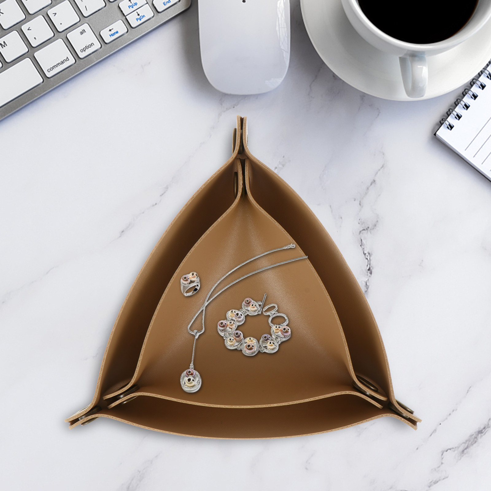 2Pcs PU Fashionable Triangle S - Jewelry Watches & Accessories recension och pris