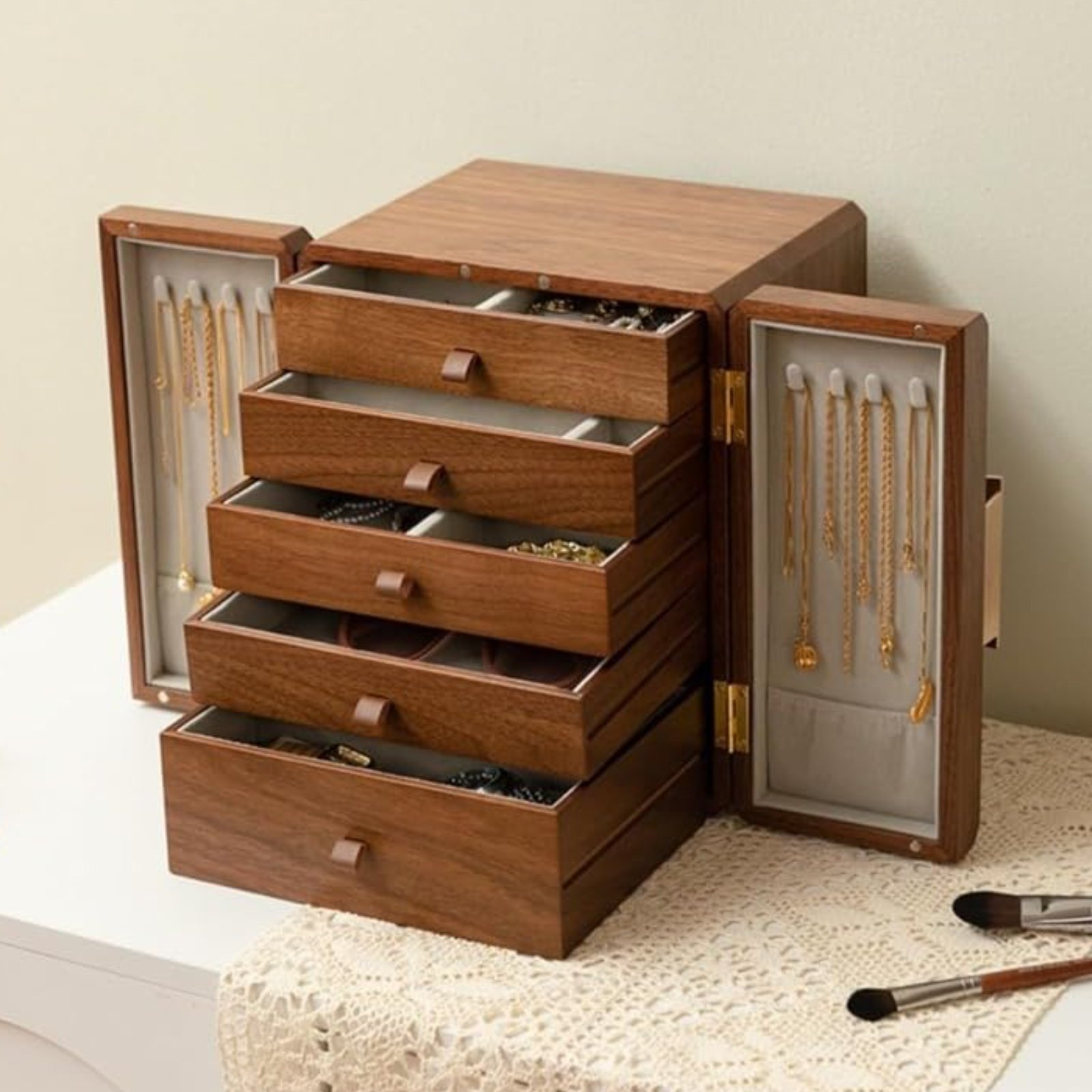Wooden Jewelry Box New Chinese - Jewelry & Watches Vitopoulos Reviews recension och pris