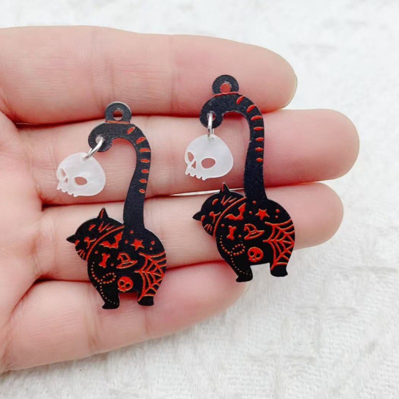 10pcs Halloween Acrylic Ghost  - Jewelry & Watches Vitopoulos Reviews recension och pris