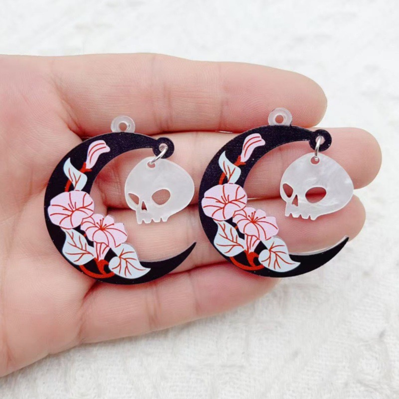 10pcs Halloween Acrylic Ghost  - Jewelry & Watches Vitopoulos Reviews recension och pris