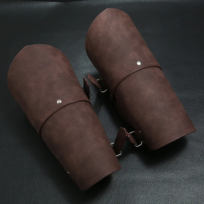 Medieval Armor Gloves Wide Cuf - Leather Bracelet recension och pris