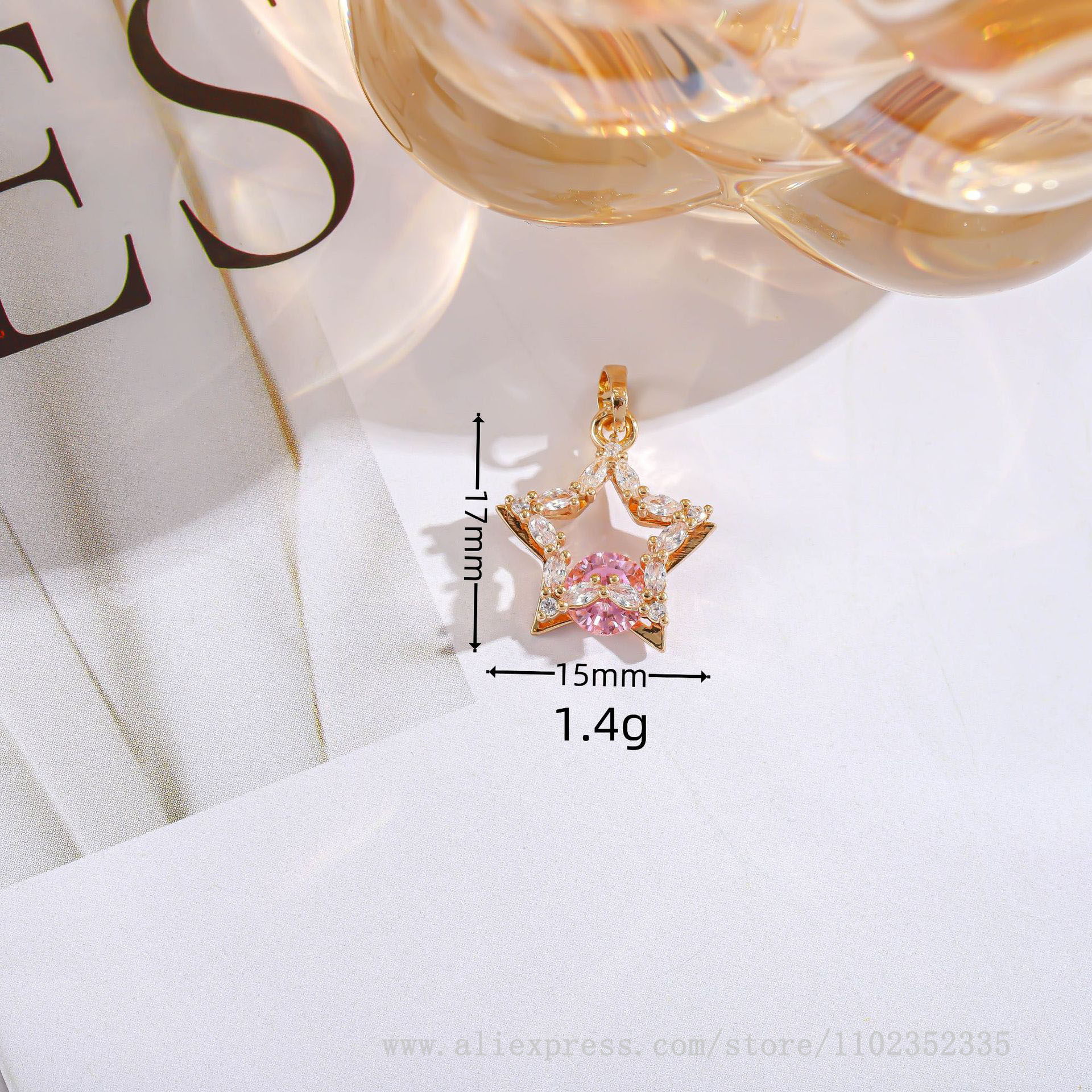 10pcs/ Bag   New fashion diamo - Diamond Stud Earrings recension och pris