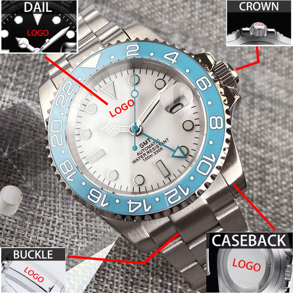 Customized 40mm Ice Blue Dial  - Jewelry Watches & Accessories recension och pris