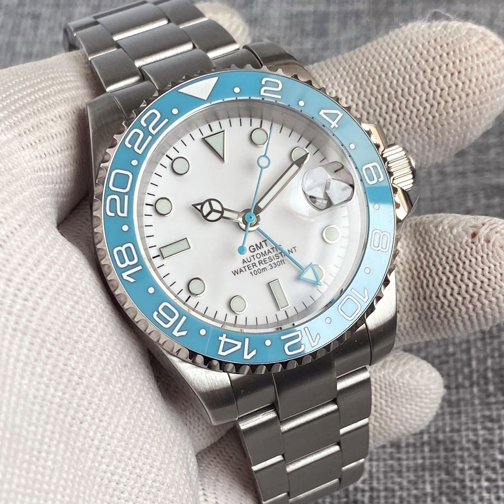 Customized 40mm Ice Blue Dial  - Jewelry Watches & Accessories recension och pris