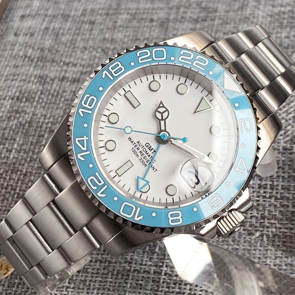 Customized 40mm Ice Blue Dial  - Jewelry Watches & Accessories recension och pris