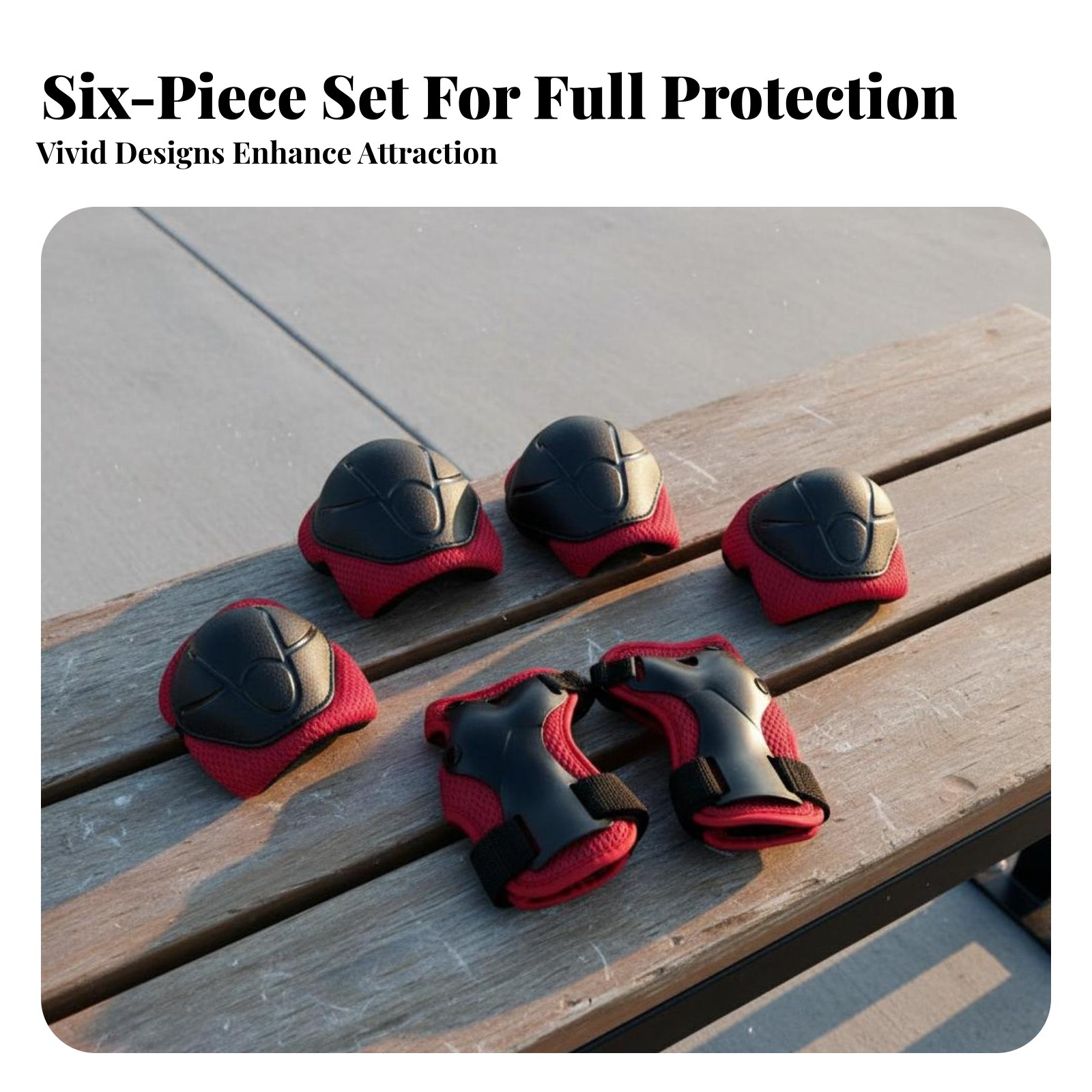 6 Pieces Child S Knee Elbow Wr - S&S Watches & Jewelry Ho Chi Minh recension och pris