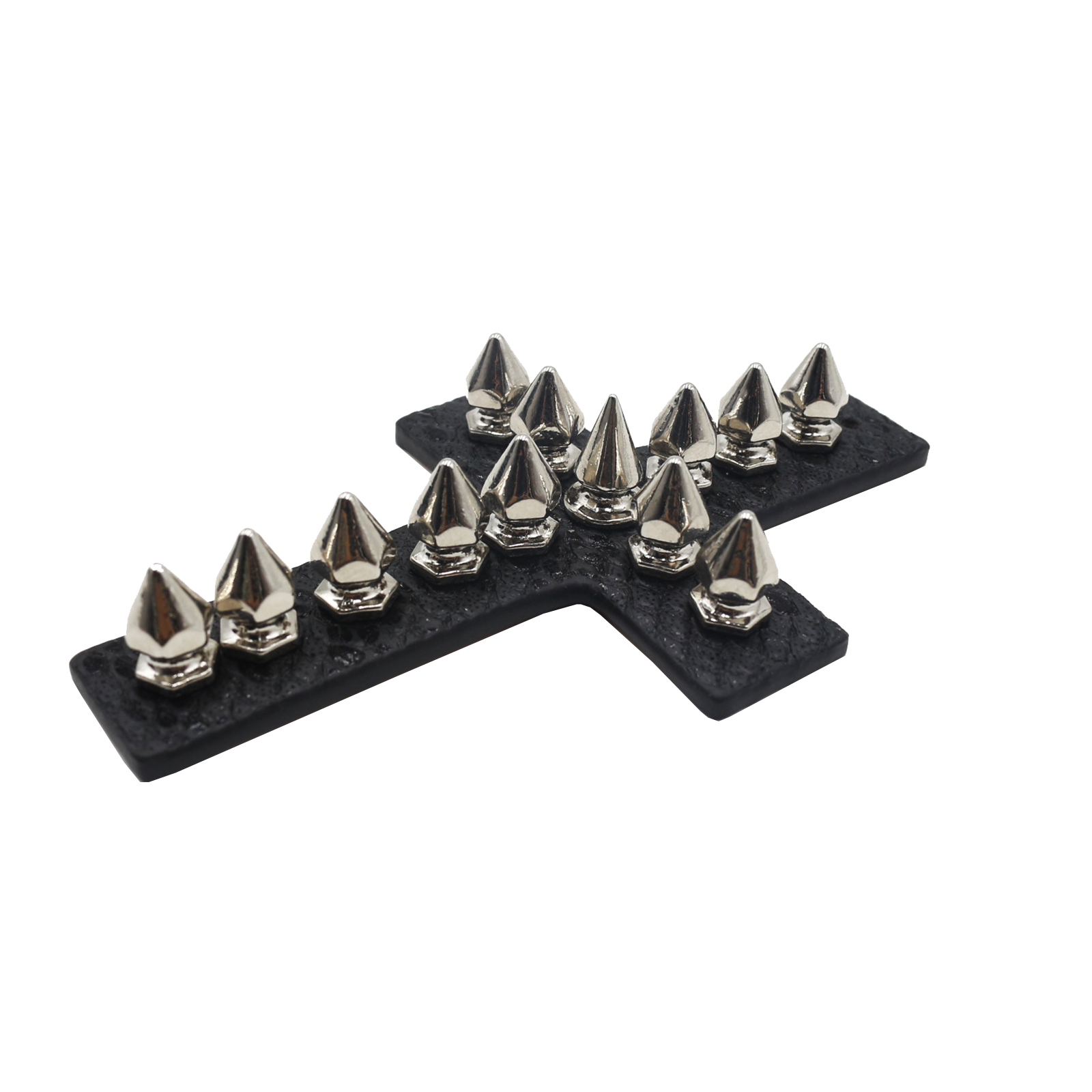 Large Leather rivet Rhinestone - Crystal Choker Necklace recension och pris