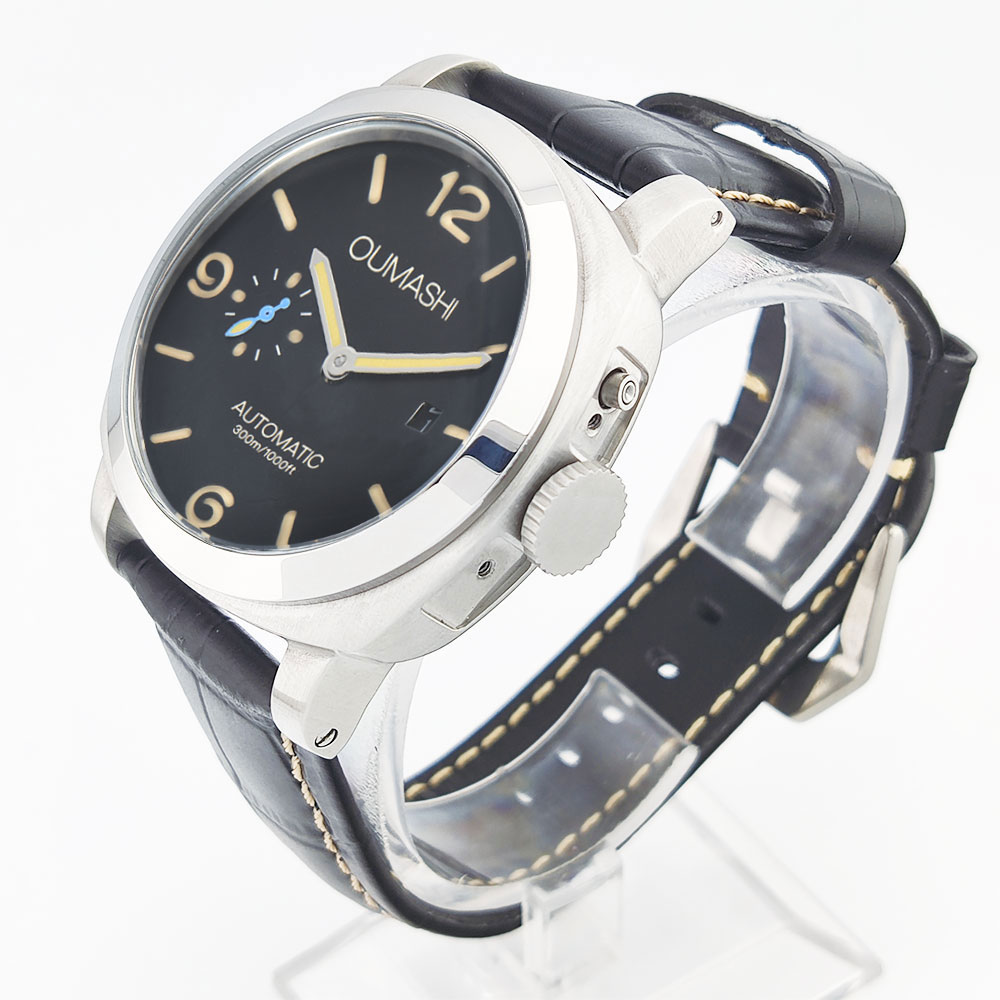 44mm Men's Watch Seagull ST255 - Leather Bracelet recension och pris
