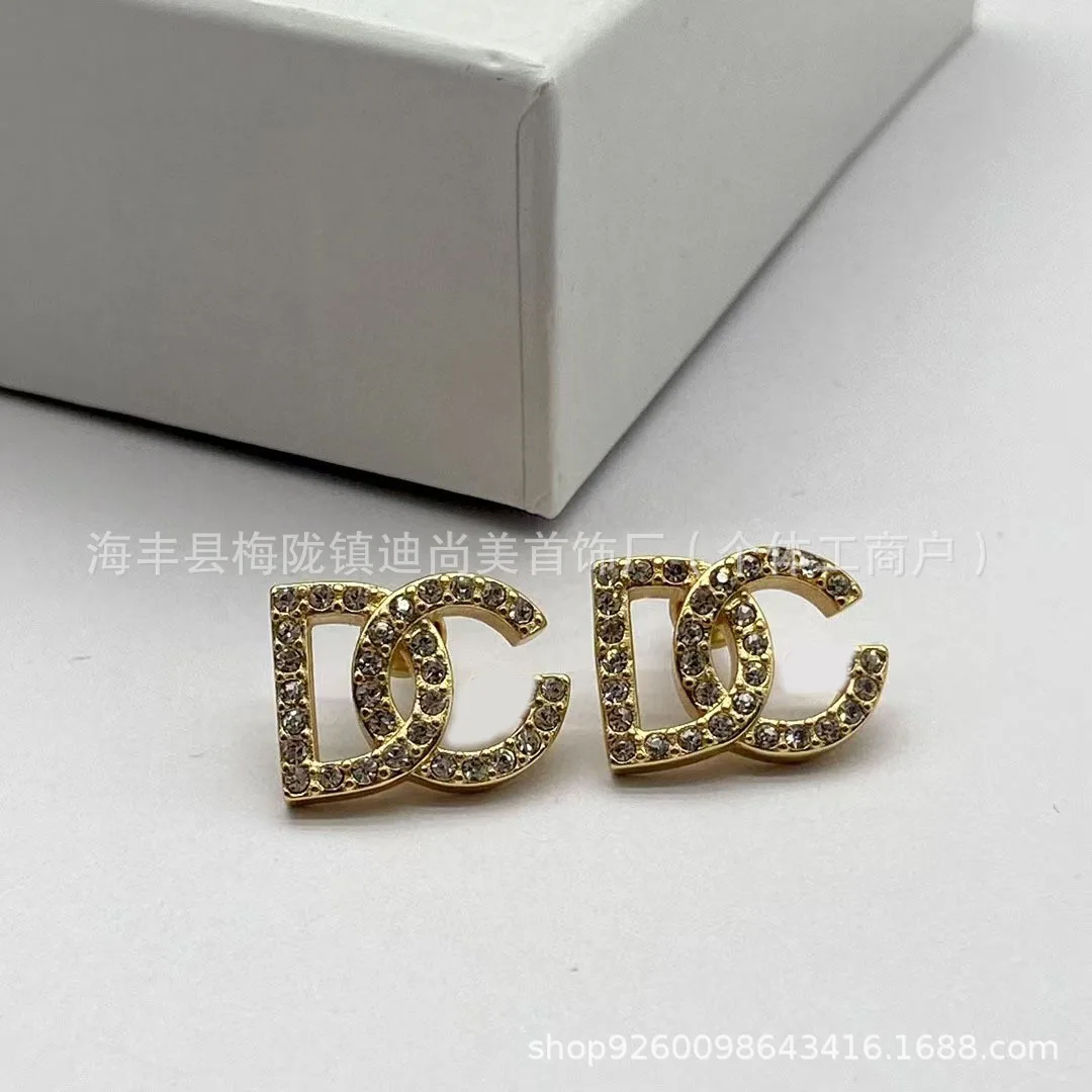 2026 Dujia Retro Colored Diamo - Diamond Stud Earrings recension och pris