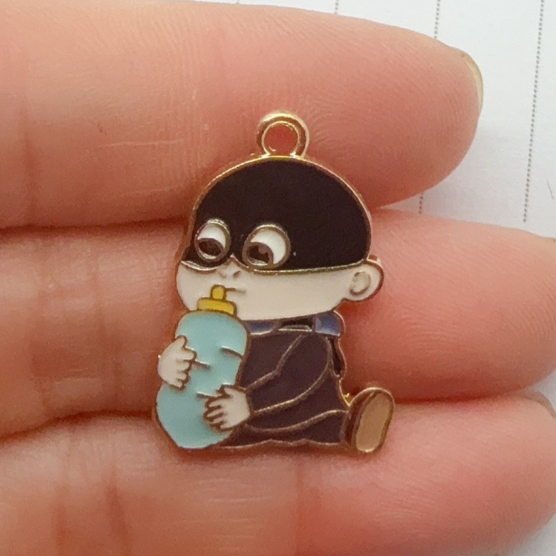 10pcs alloy drip oil cartoon p - Jewelry & Watches Vitopoulos Reviews recension och pris