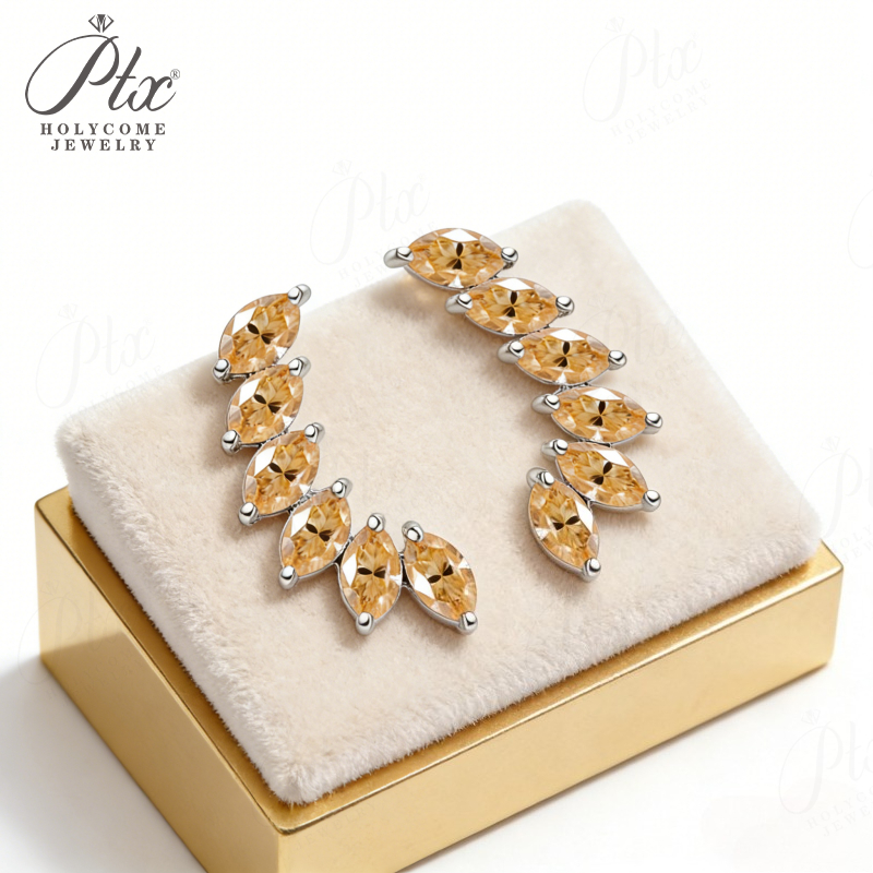 Stud Earrings 6-stone Marquise - Diamond Stud Earrings recension och pris
