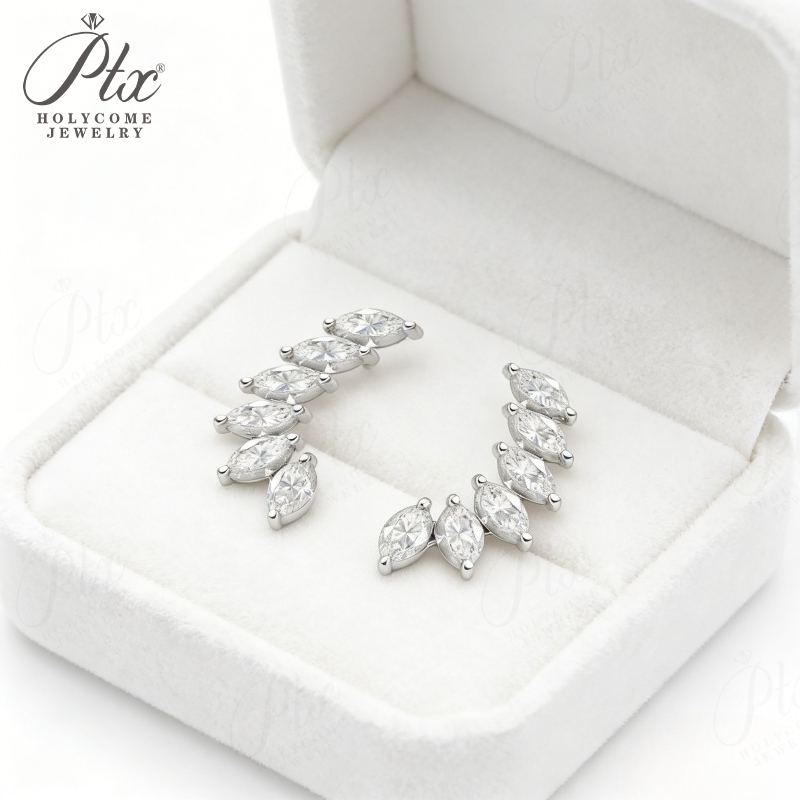 Stud Earrings 6-stone Marquise - Diamond Stud Earrings recension och pris