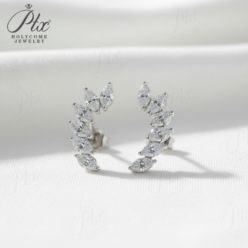 Stud Earrings 6-stone Marquise - Diamond Stud Earrings recension och pris