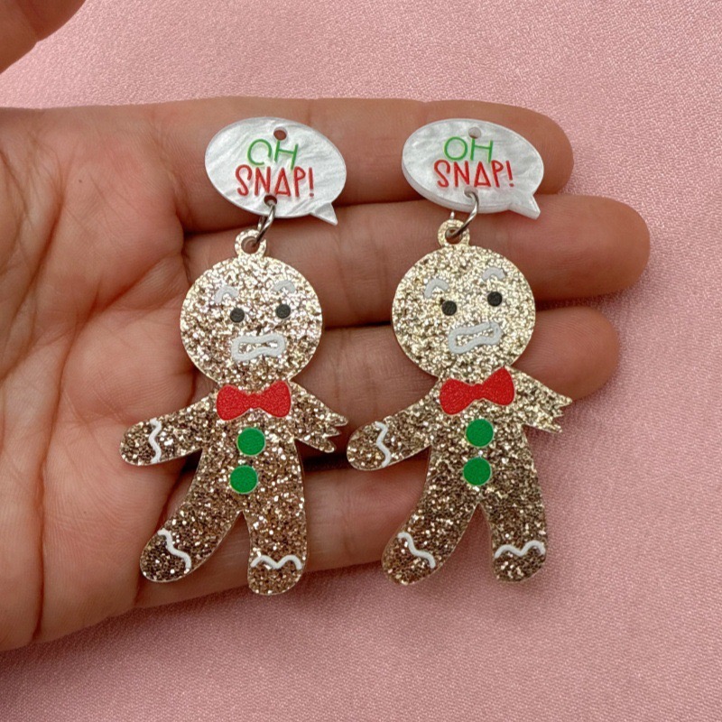 10pcs Cute Christmas Gingerbre - Jewelry & Watches Vitopoulos Reviews recension och pris