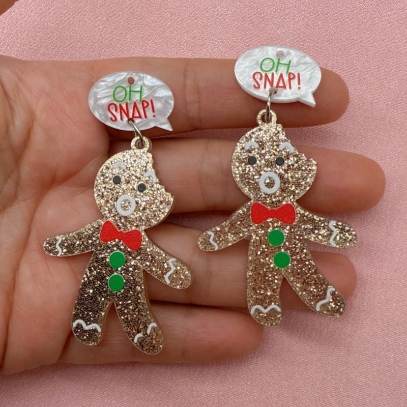 10pcs Cute Christmas Gingerbre - Jewelry & Watches Vitopoulos Reviews recension och pris