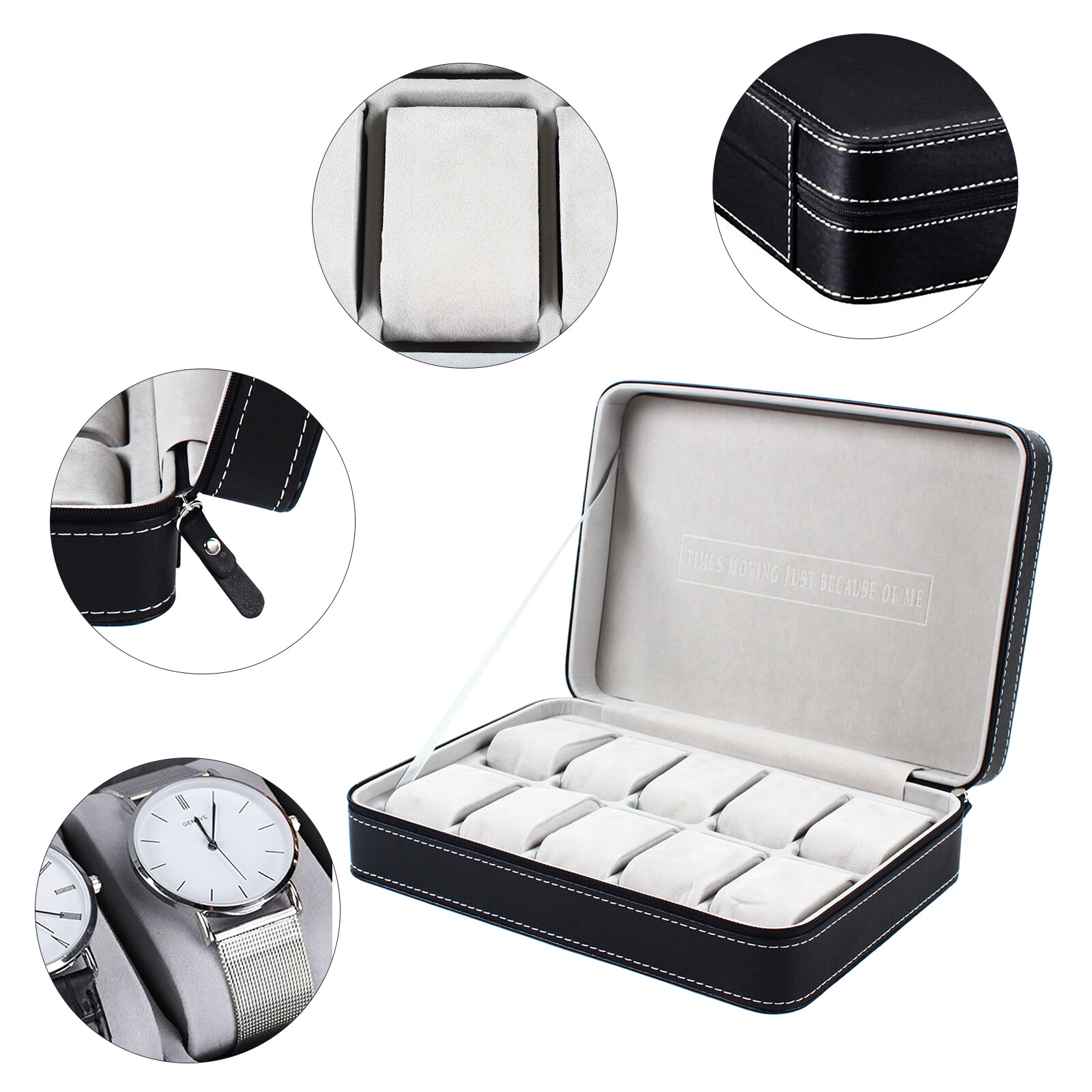 Bymaocar Portable 6 Slot Zippe - Jewelry Watches & Accessories recension och pris