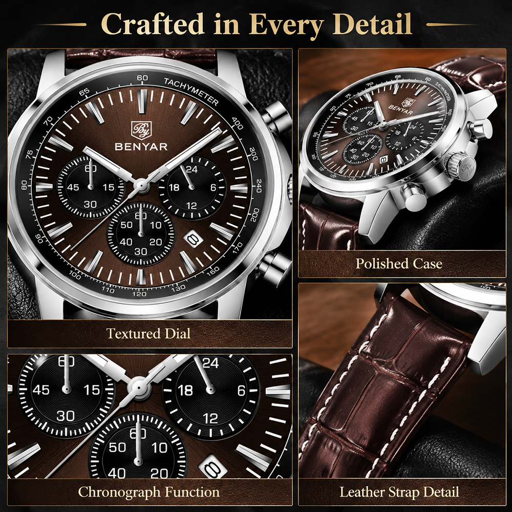 BENYAR Top brand multifunction - Leather Bracelet recension och pris