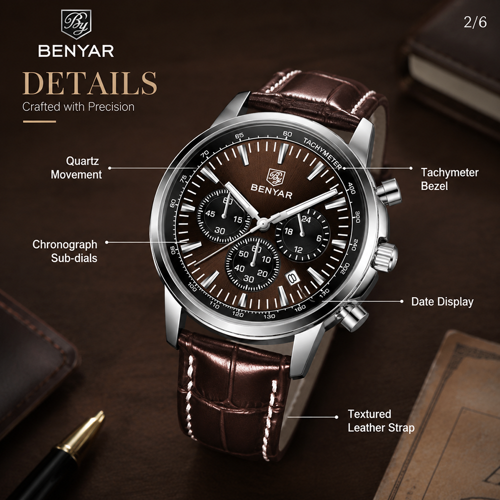 BENYAR Top brand multifunction - Leather Bracelet recension och pris