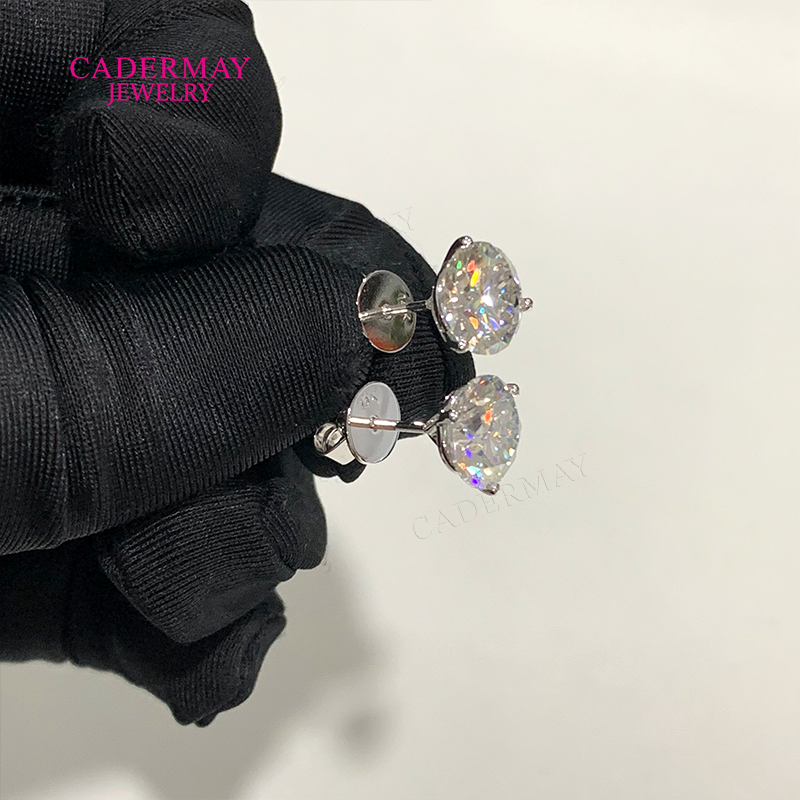 High Quality Martini 3 Prongs  - Diamond Stud Earrings recension och pris