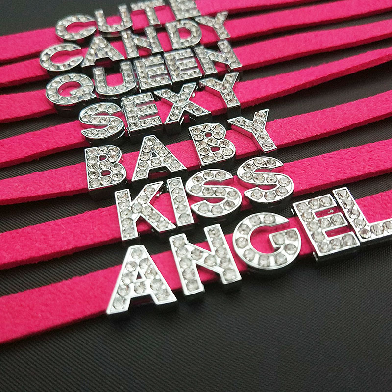 Rose Leather DIY Personalized  - Crystal Choker Necklace recension och pris