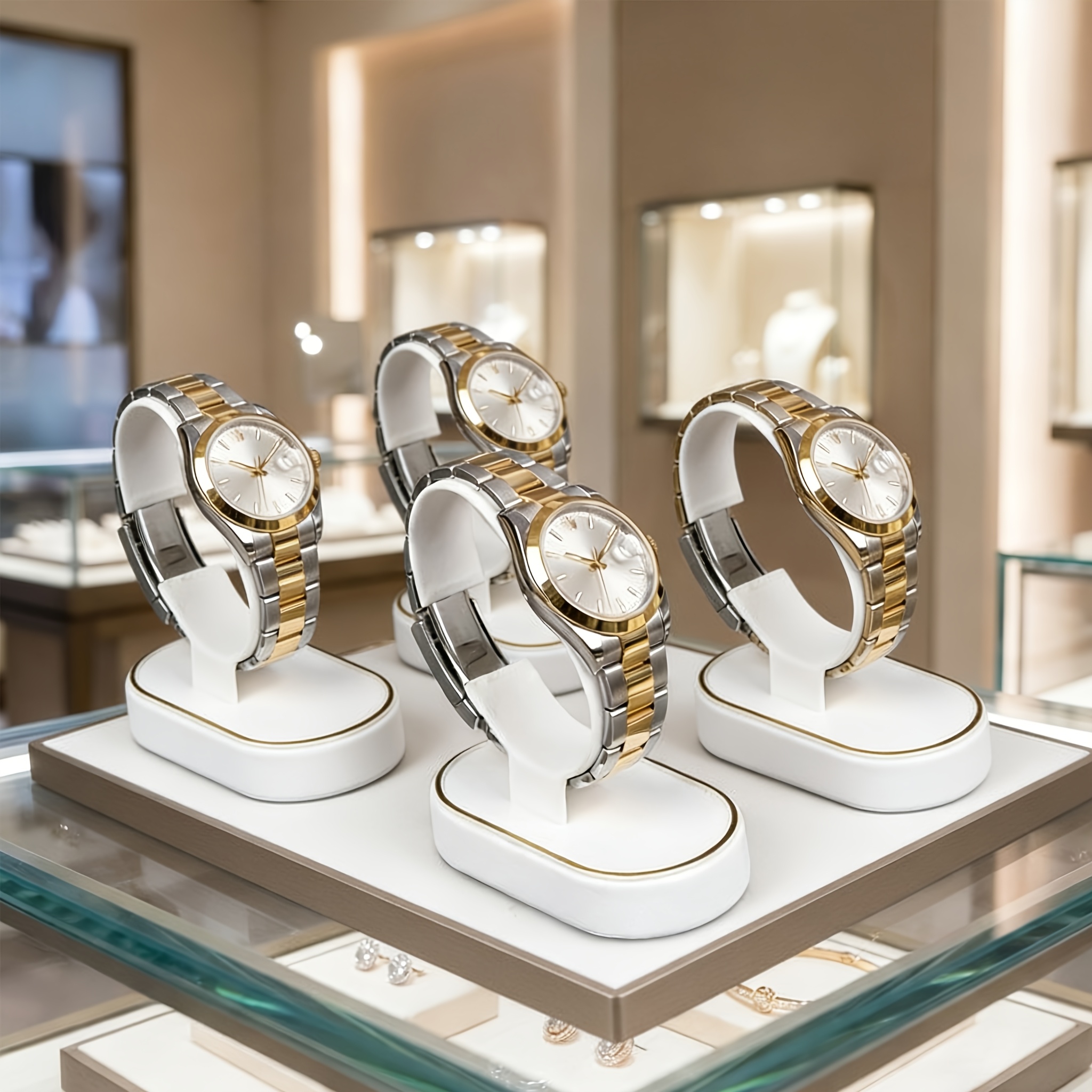 Watch display stand, white bra - Jewelry Or Watches recension och pris