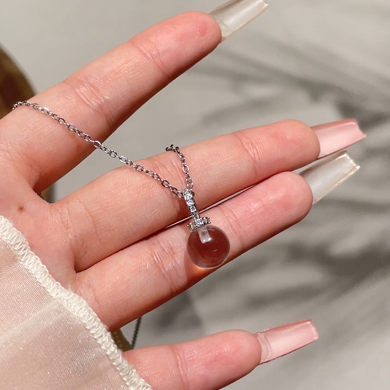 925 Sterling Silver Simple Tra - Crystal Choker Necklace recension och pris