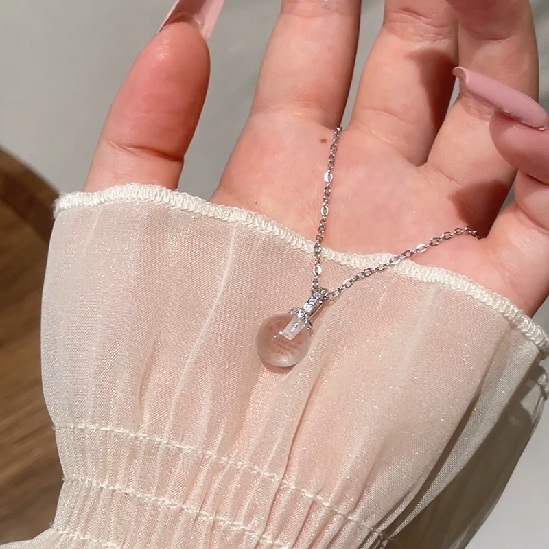 925 Sterling Silver Simple Tra - Crystal Choker Necklace recension och pris