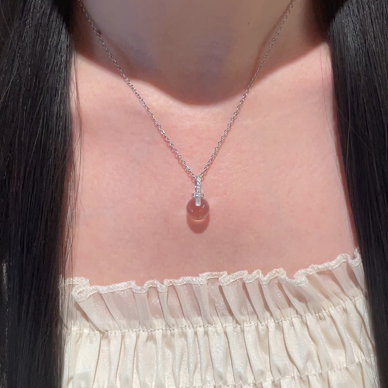 925 Sterling Silver Simple Tra - Crystal Choker Necklace recension och pris