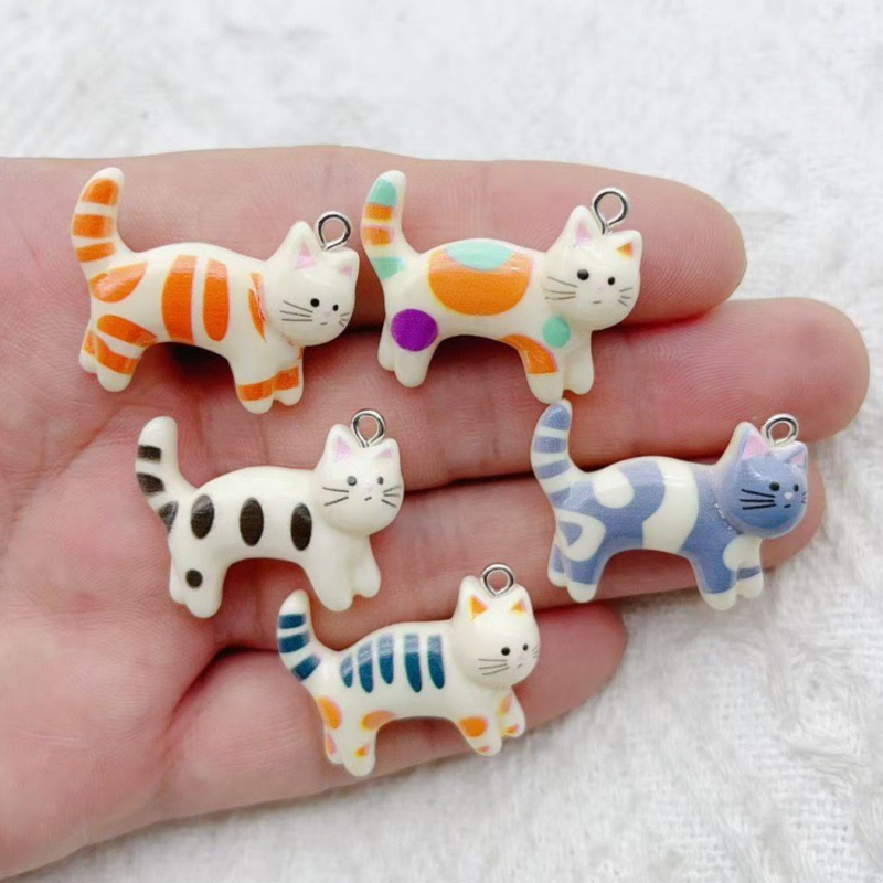 10pcs resin cartoon cat animal - Jewelry & Watches Vitopoulos Reviews recension och pris