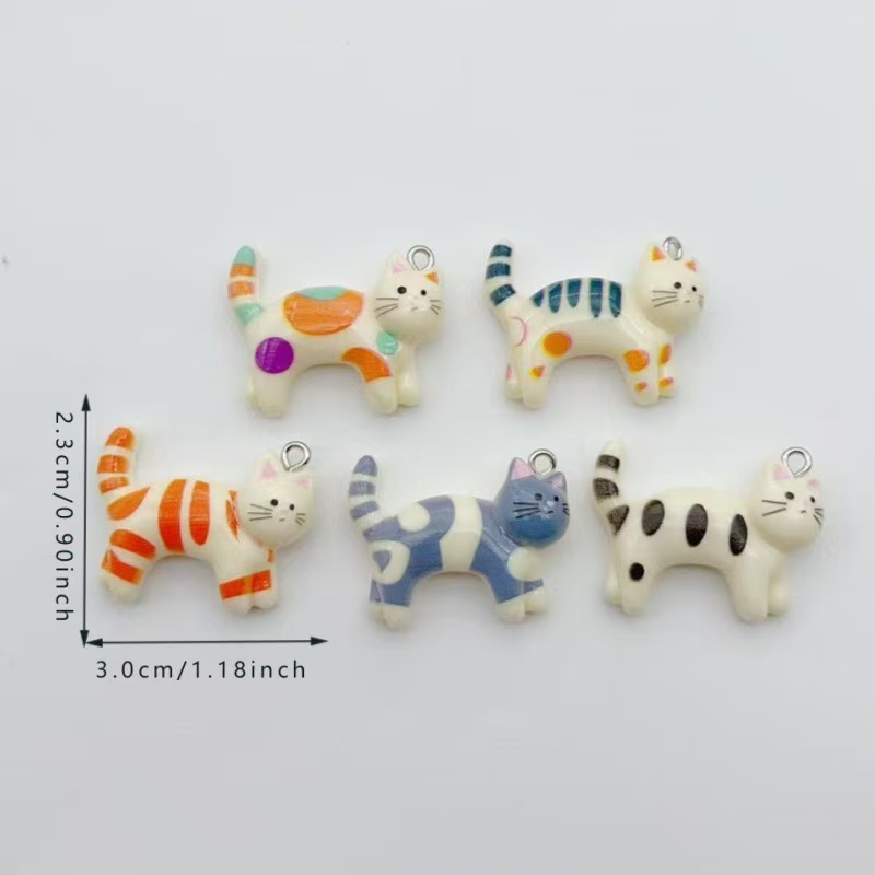 10pcs resin cartoon cat animal - Jewelry & Watches Vitopoulos Reviews recension och pris