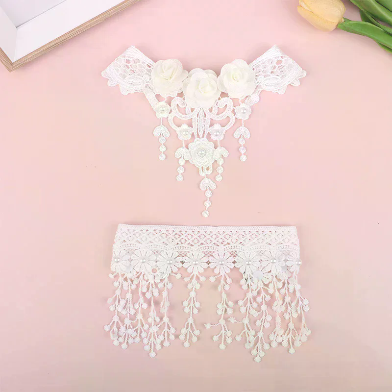 1pc Vintag Classic Gothic Tatt - Crystal Choker Necklace recension och pris
