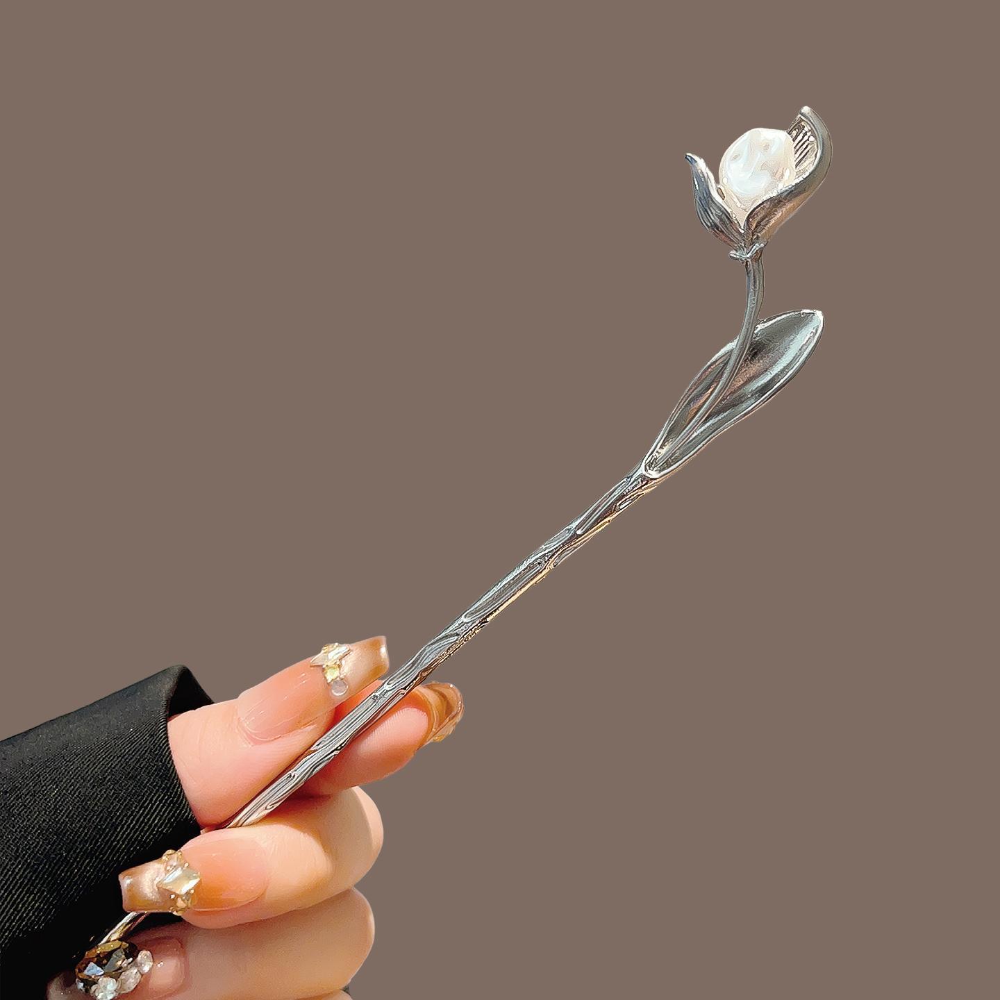 Chinese Style Flower Hairpin E - Shop Jewelry & Watches Near Me recension och pris