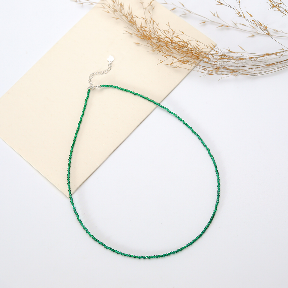 2mm Small Glass Crystal Neckla - Crystal Choker Necklace recension och pris