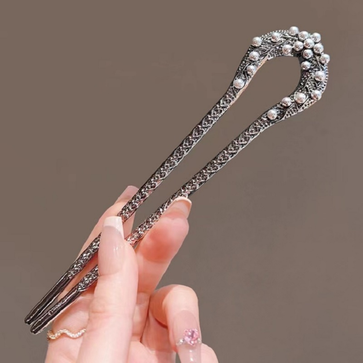 New Pearl U Shaped Hairpin For - Shop Jewelry & Watches Near Me recension och pris