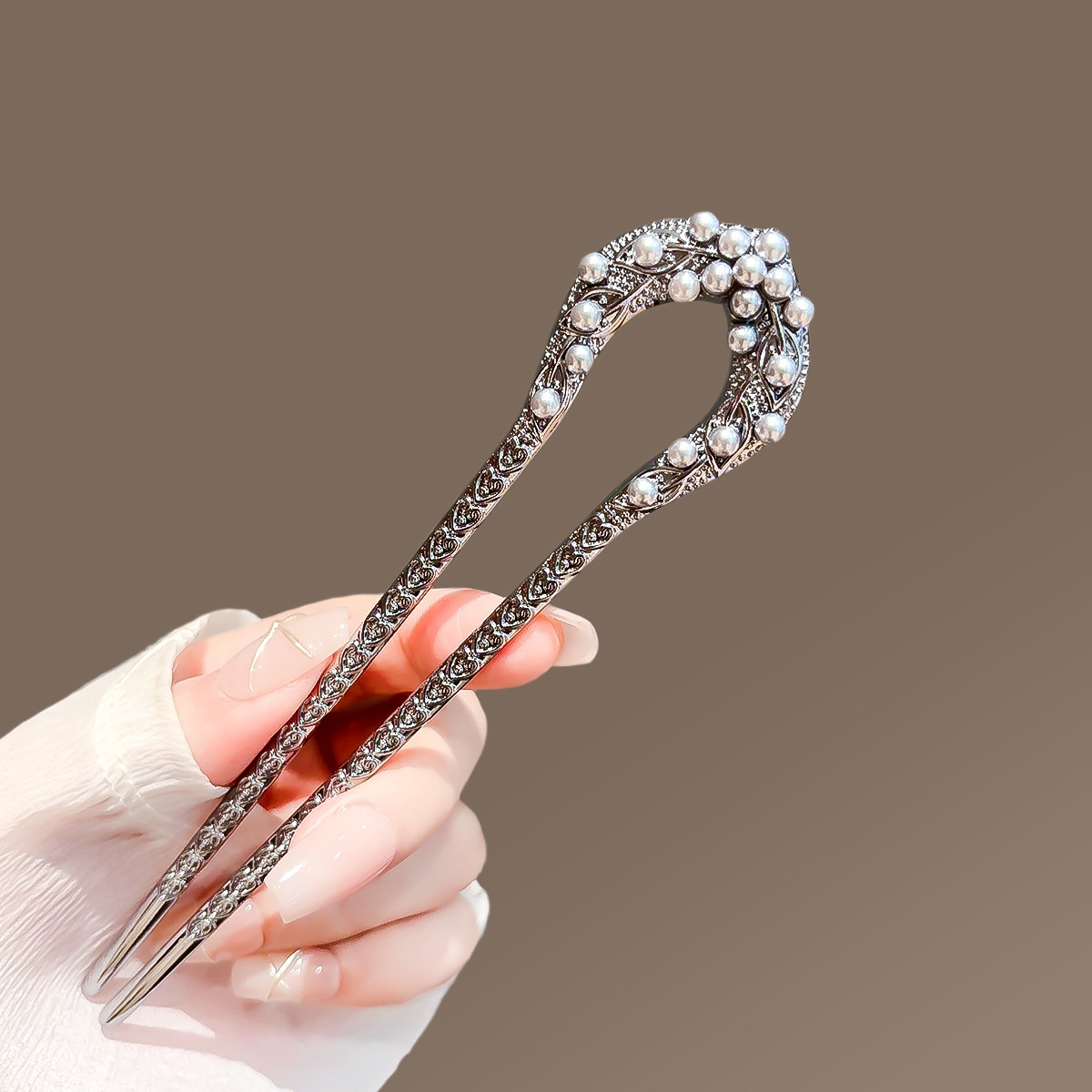 New Pearl U Shaped Hairpin For - Shop Jewelry & Watches Near Me recension och pris