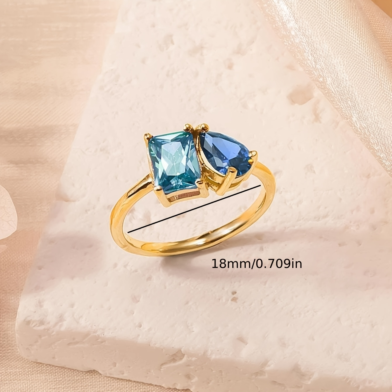 Trendy Zircon 12 Month Birthst - Birthstone Ring Set recension och pris