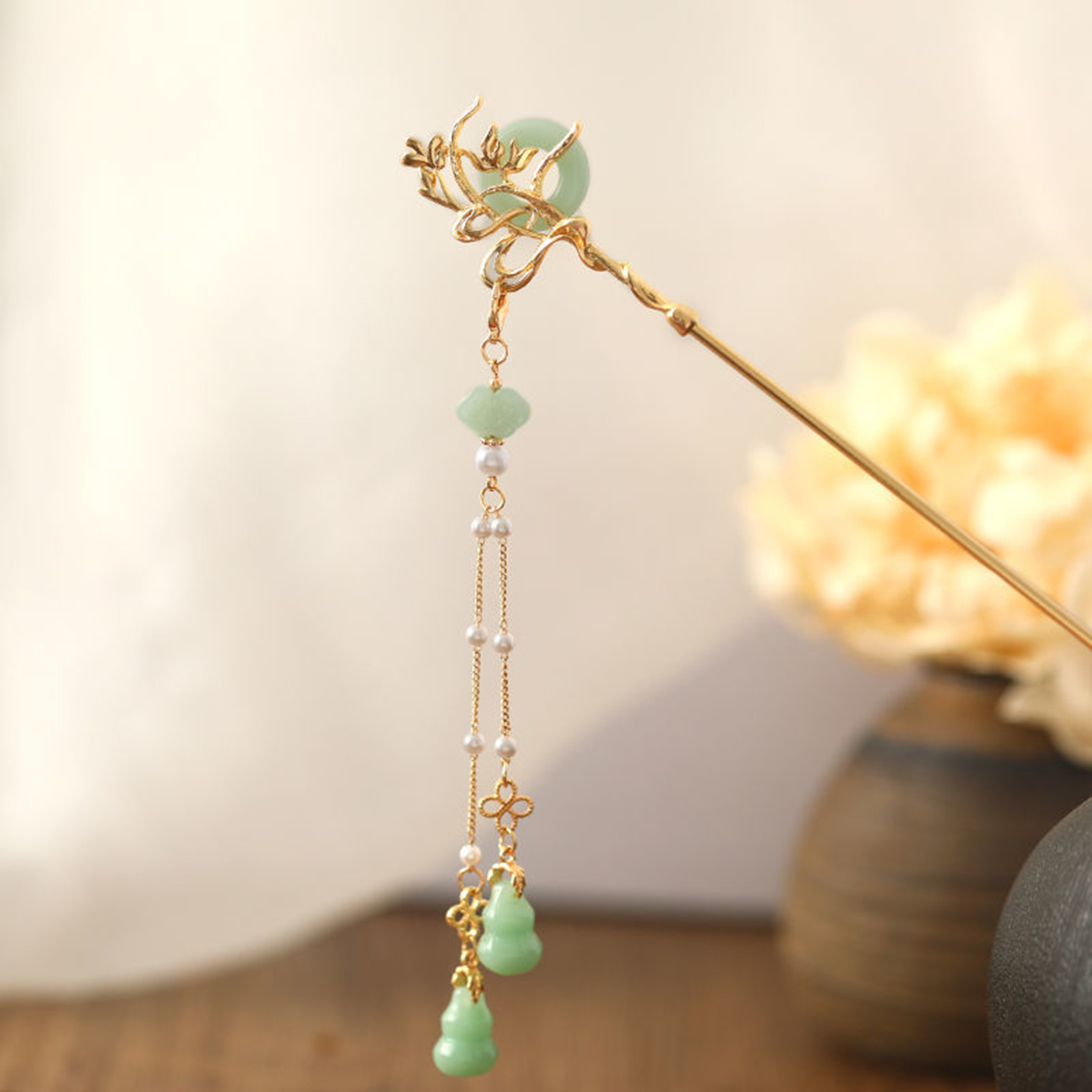 Chinese Style Glass Hairpin Fo - Shop Jewelry & Watches Near Me recension och pris