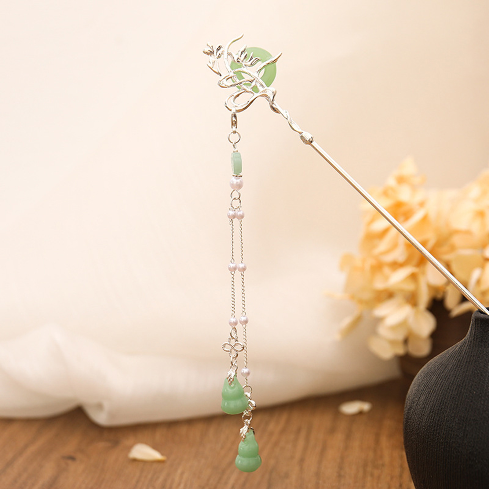 Chinese Style Glass Hairpin Fo - Shop Jewelry & Watches Near Me recension och pris