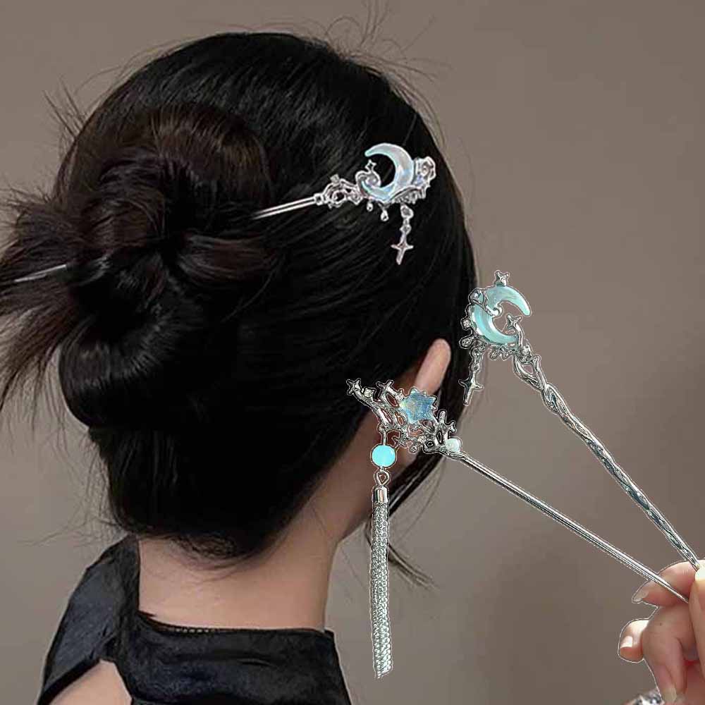 Moonstone Star Moon Hair Stick - Shop Jewelry & Watches Near Me recension och pris