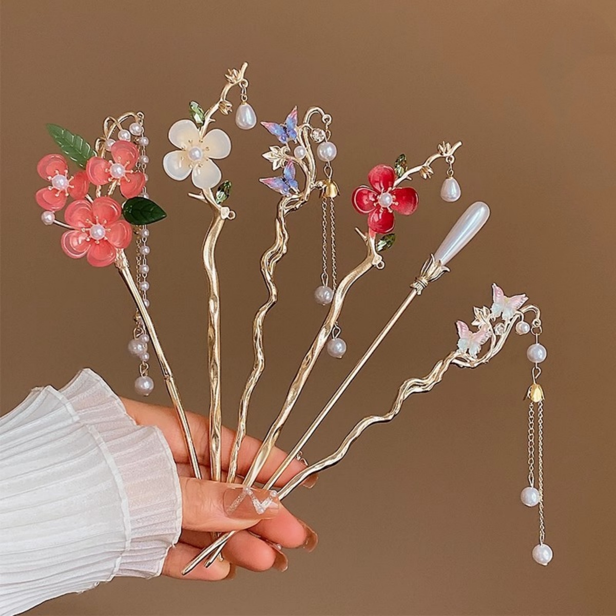 2025 New Flower Hairpin For Wo - Shop Jewelry & Watches Near Me recension och pris