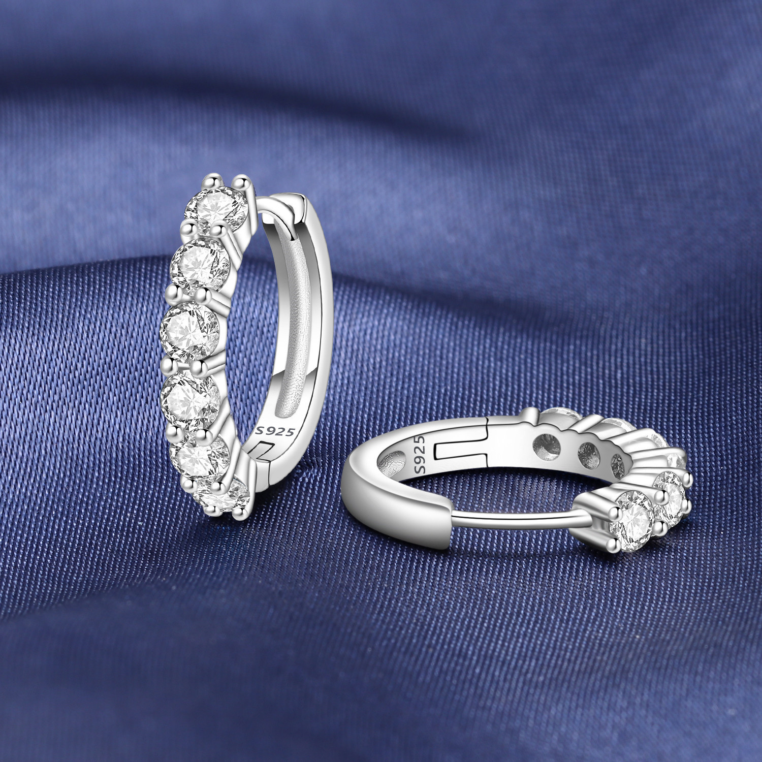 MISEFF S925 Sterling Silver Ea - Birthstone Ring Set recension och pris